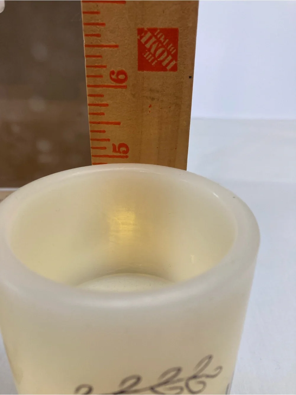 Apothecary & Co. Cream LED Candle Set - Grateful Thankful Blessed in box.